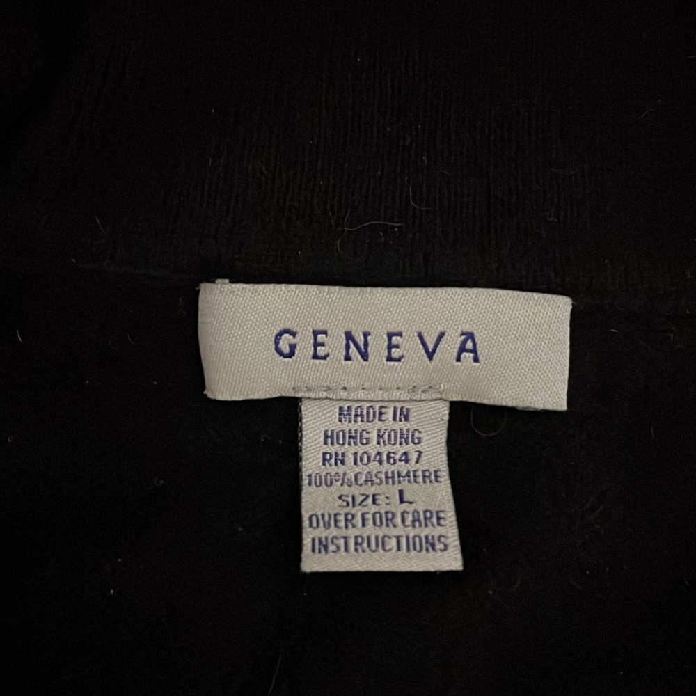 Black 100% Cashmere Sweater - Picture 9 of 12